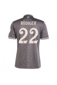 Real Madrid Antonio Rudiger #22 Fotballdrakt Tredje Klær 2024-25 Korte ermer